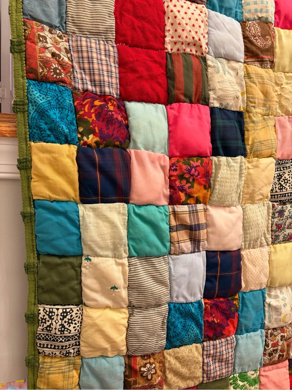 1940s Handmade Patchwork Quilt